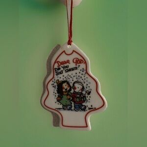 Dear God, Did You Just Sneeze? Christmas tree double sided ornament